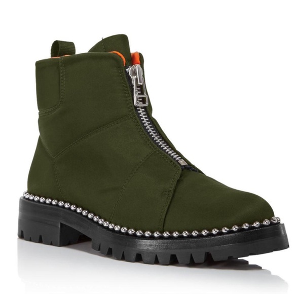 Alexander Wang Shoes - Alexander Wang Nylon Zipper Boots Size 39.5